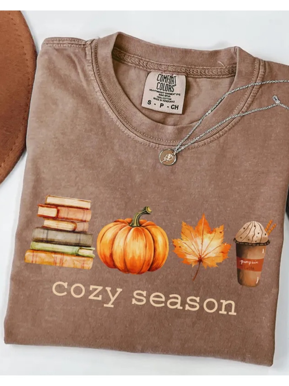 Comfort Colors Espresso 'Cozy Season' Autumn Graphic Tee